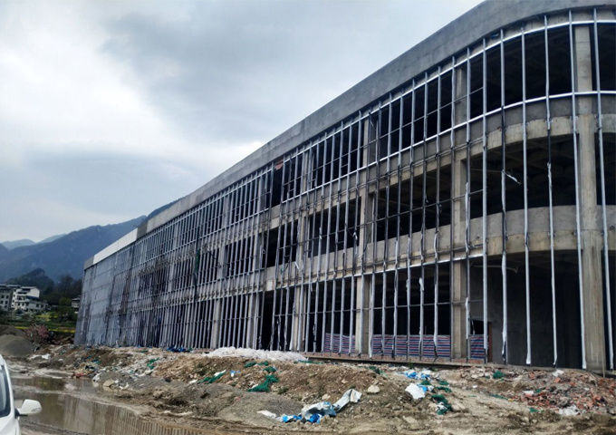 重慶美綴美食品有限公司廠房施工現場